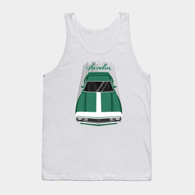 AMC Javelin AMX - Fairway Green Tank Top by V8social